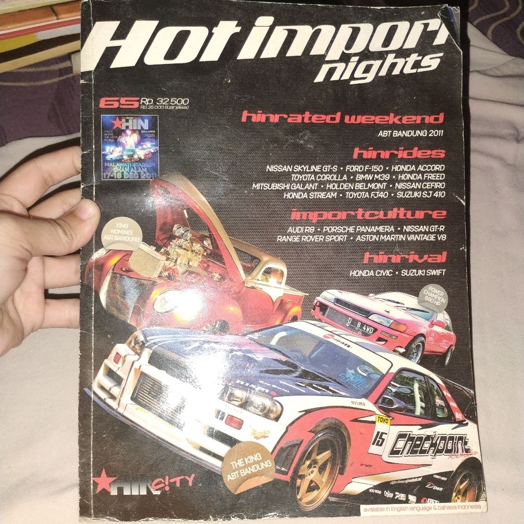 Buku Majalah Hot Import Nights, ABT Bandung 2011