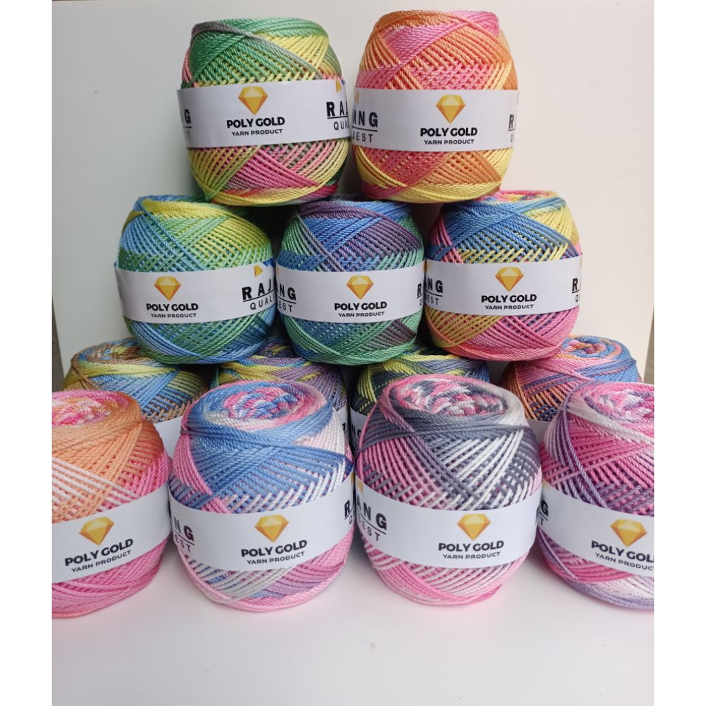 BENANG RAJUT POLY KILAP SEMBUR