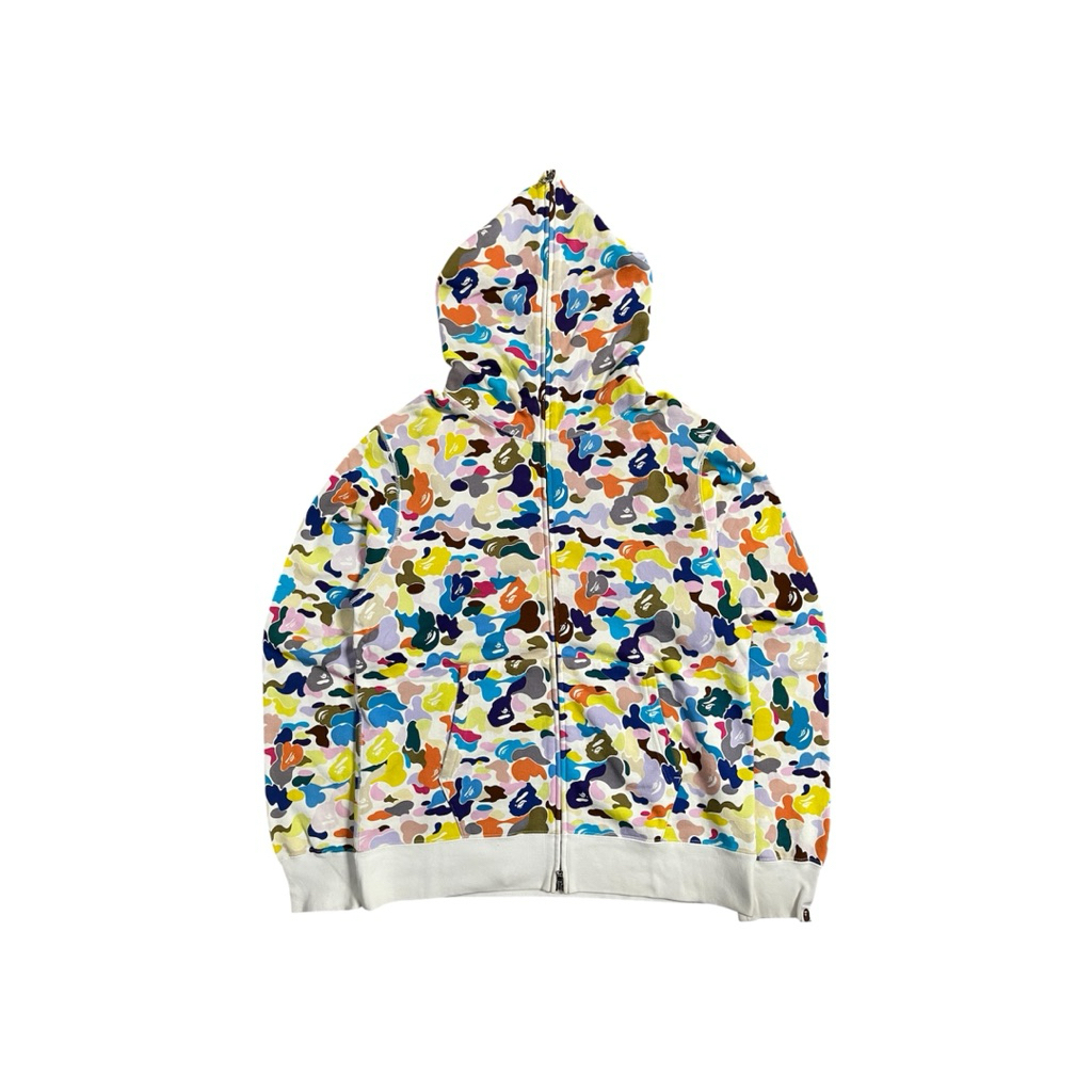 BAPE Multi Camo Full Zip Up Hoodie
