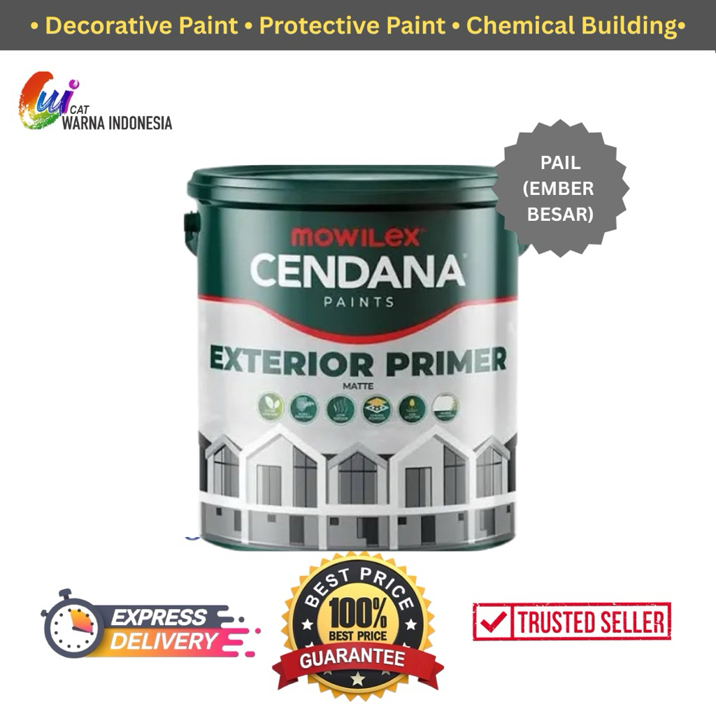 cat dasar dinding luar CENDANA EXSTERIOR PRIMER Mowilex Ember besar