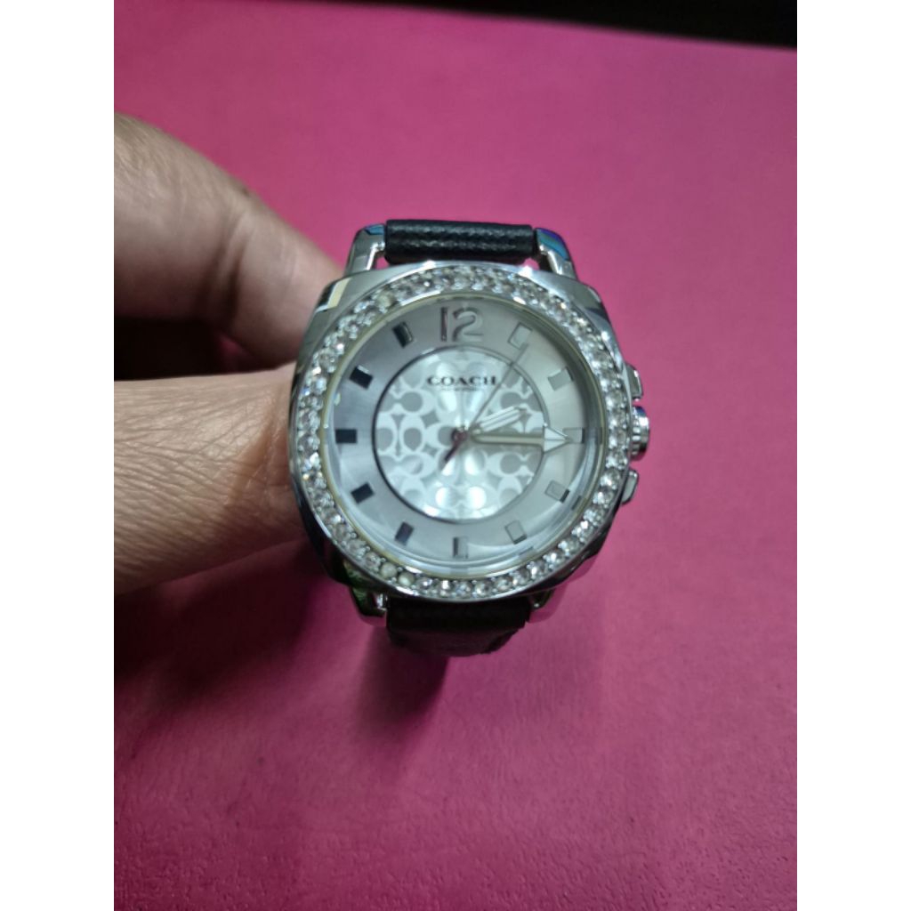 Preloved jam tangan Coach authentic