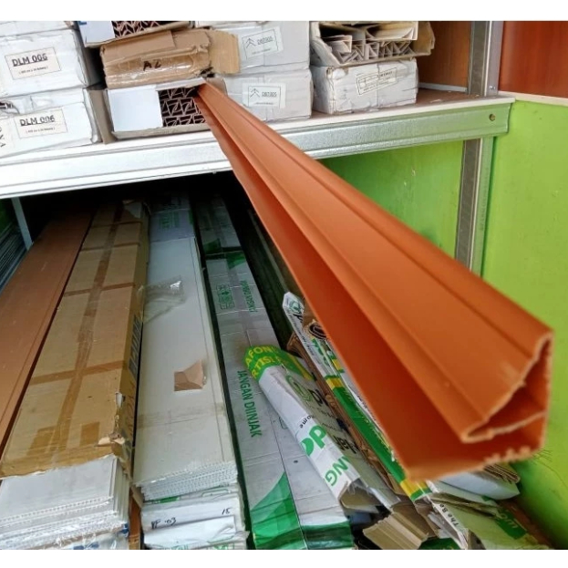 List Profil Kecil 3cm Coklat dan Putih