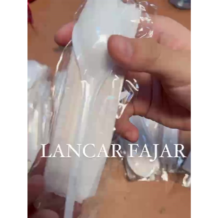 50 SET Sendok Set 3in1 Sendok putih Tissue Tusuk Gigi SENDOK SET STERIL SENDOK SET TISSUE TUSUK GIGI