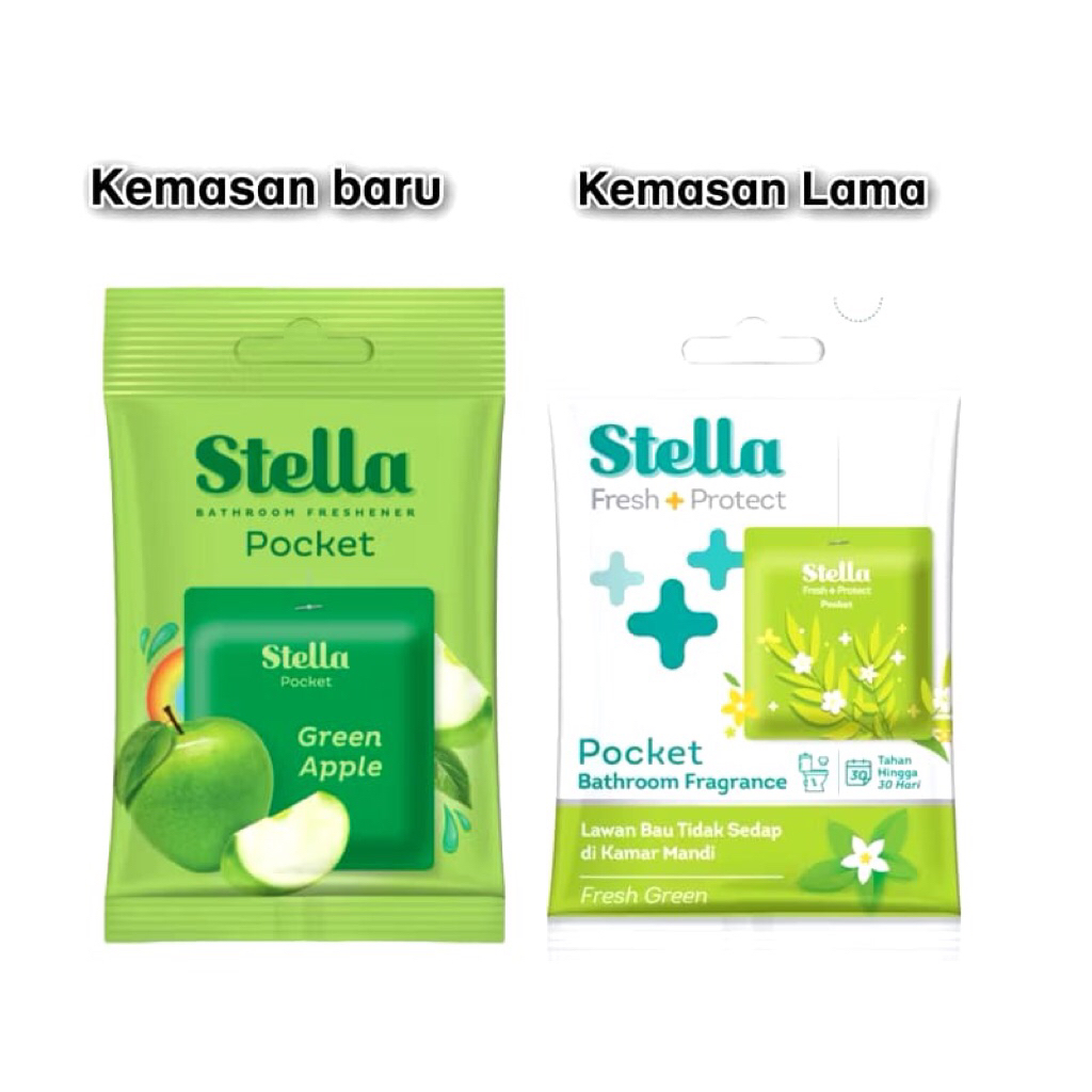 Pengharum Ruangan Stella Pocket Bathroom - Slim Gel Technology, Aroma Tahan Lama, Praktis Digunakan