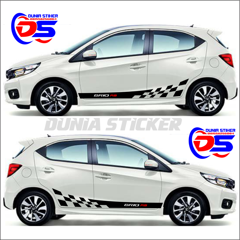 TERBARU STIKER STRIPE MOBIL BRIO CUTTING STIKER BRIO RS