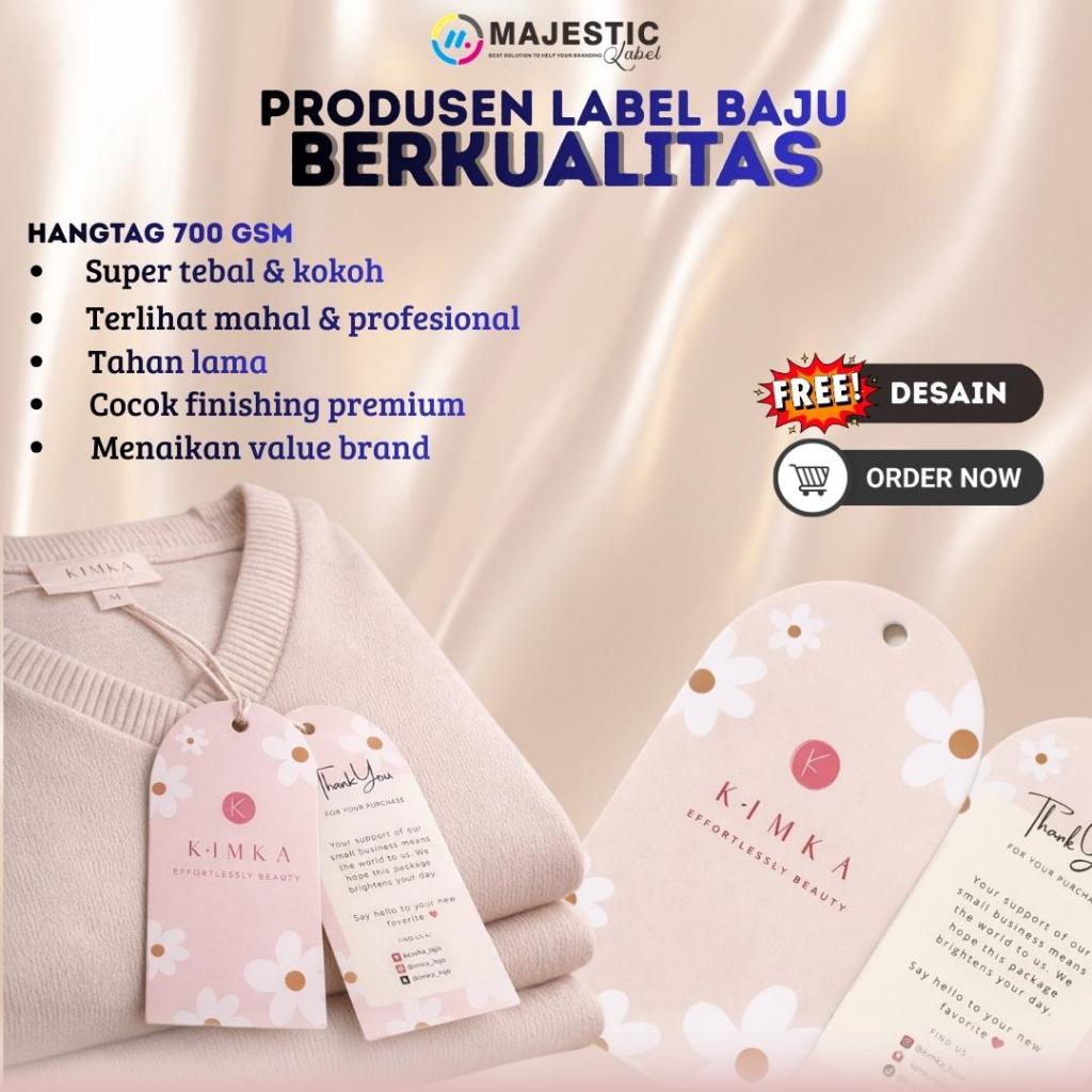 hang tag / hangtag / tag label /handtag custom/tag baju label custom/ ketebalan 700 grm