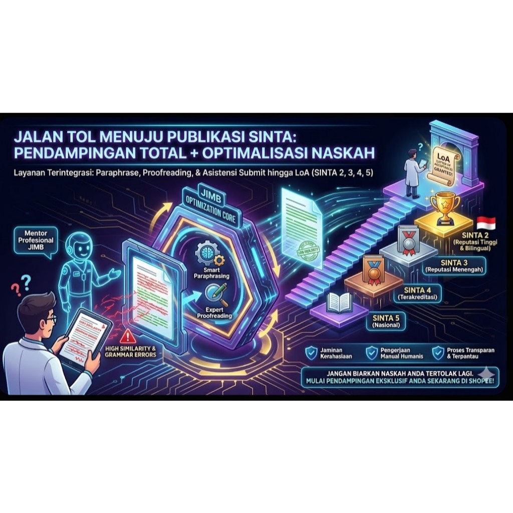 Layanan Pendampingan Publikasi Jurnal SINTA 2 + Paraphrase & Proofreading