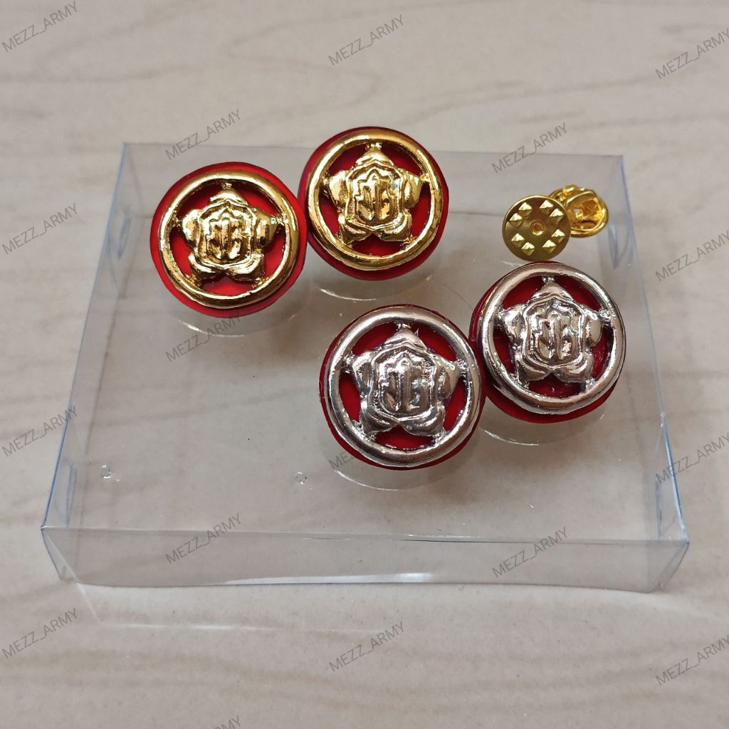PIN KERAH BAJU SATPAM MIRROR AKRILIC