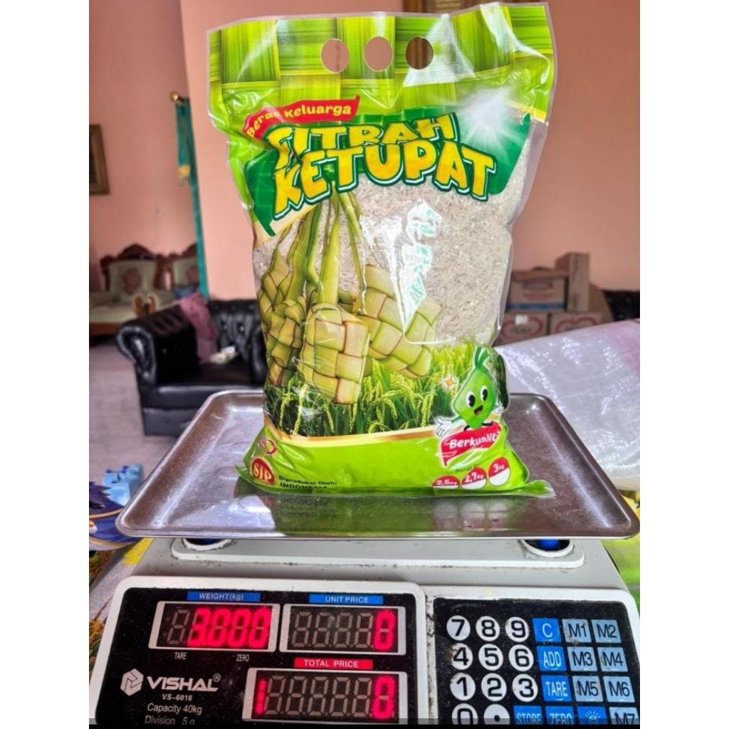 Beras 3kg| Beras Zakat| Beras Zakat 3kg| Beras Pulen 3kg| beras tinta 3kg| beras kepompong 3kg