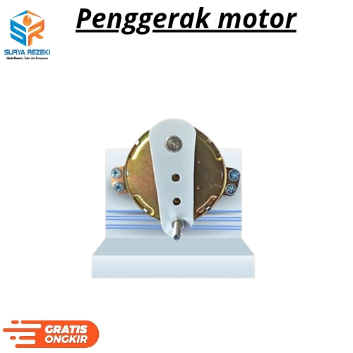 Motor Dinamo Pemutar Rak Geser penetas telur rak geser