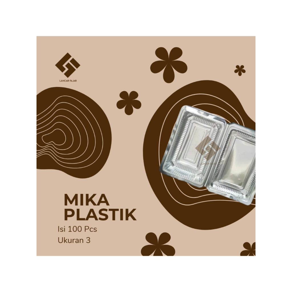 [LF] mika ukuran 3 / mika 3T / mika Cx 3C / mika 3A / mika plastik 3C / mika plastik makanan