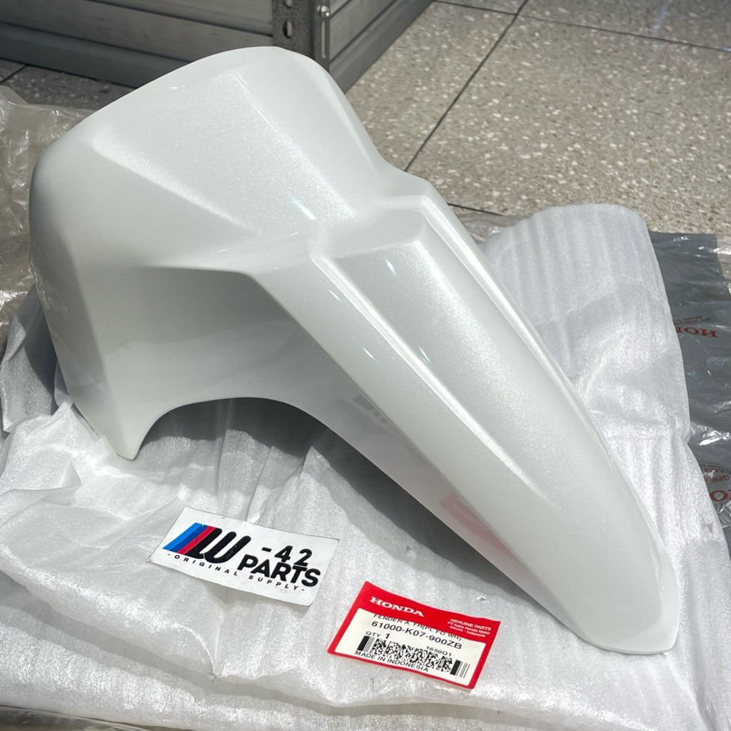 SPAKBOR SLEBOR DEPAN NEW BLADE 110 125 FI NEW PUTIH ORIGINAL AHM 61100 K07 900ZB