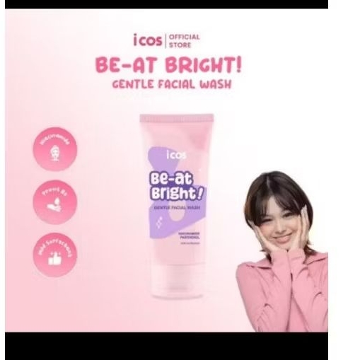 Icos brigh facial wash icos