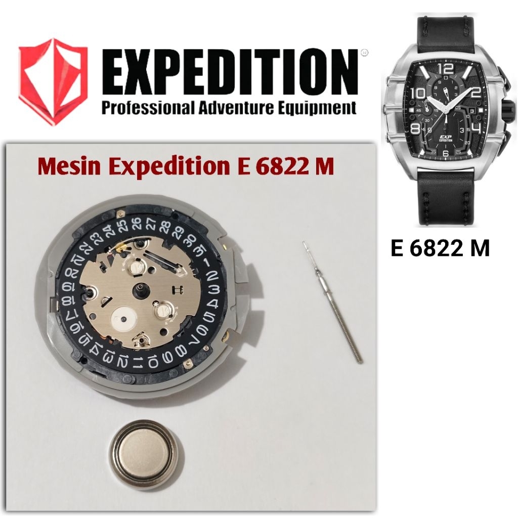 Mesin Jam Tangan Expedition E 6822 M