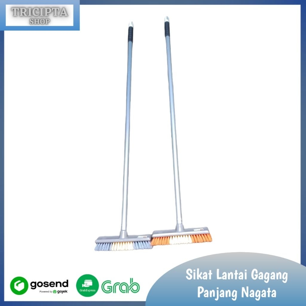 Sikat Lantai Dorong Tangkai Gagang Panjang Nagata