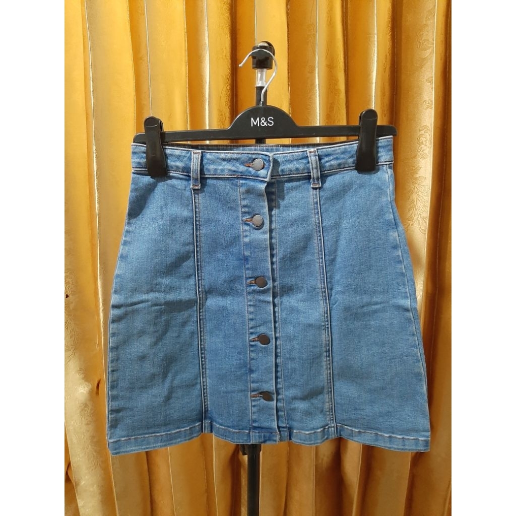 PRELOVED ROK JEANS GU UNIQLO #PRELOVED