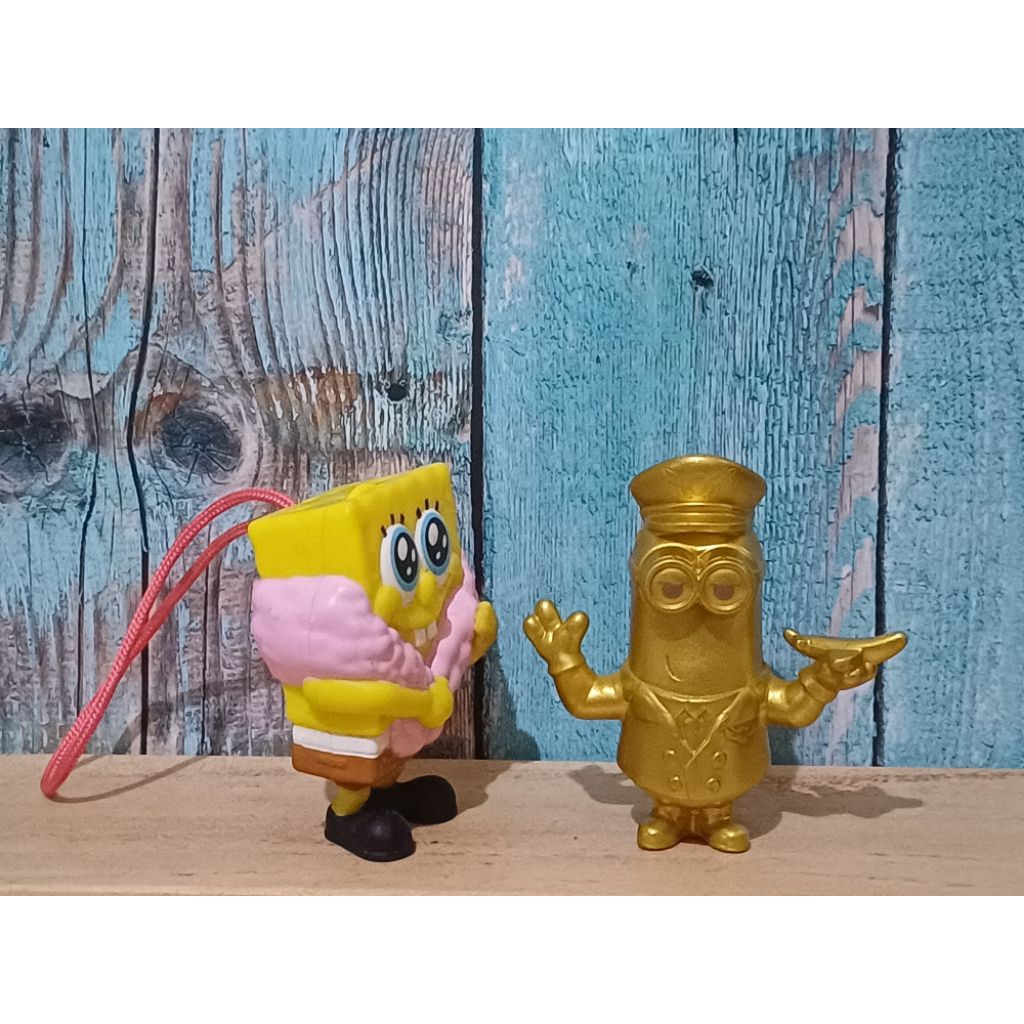 Set McD Minion Gold & Spongebob