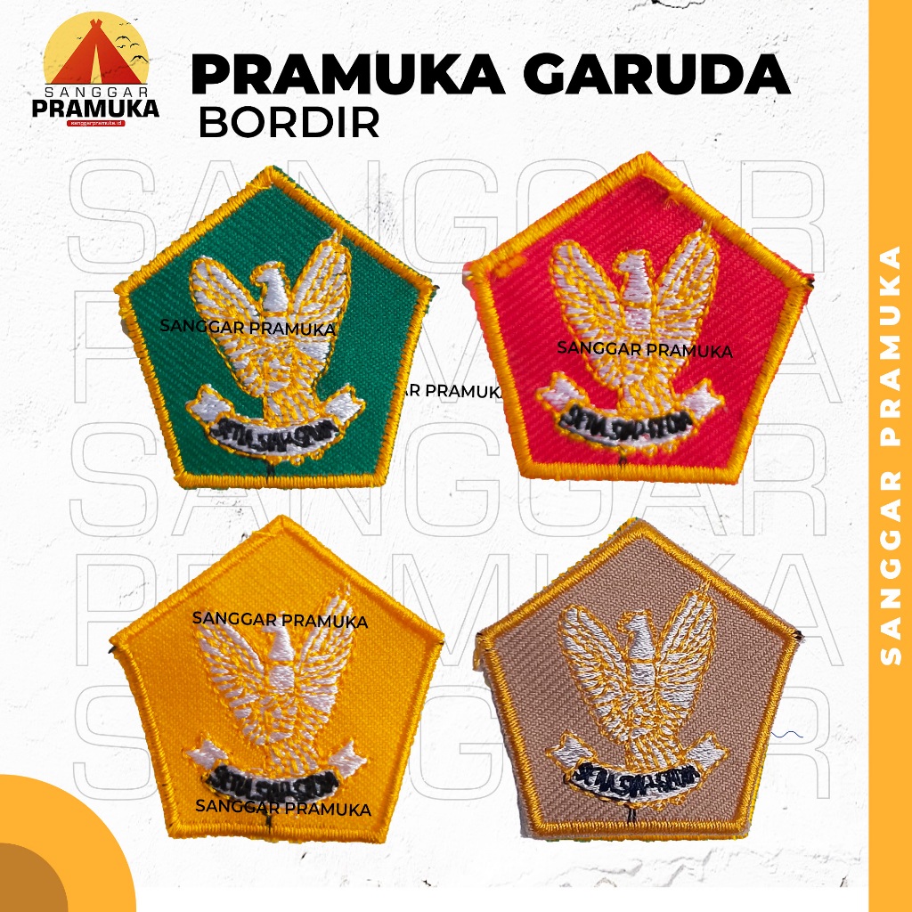 Pramuka Garuda Bordir / Bet Pramuka Garuda