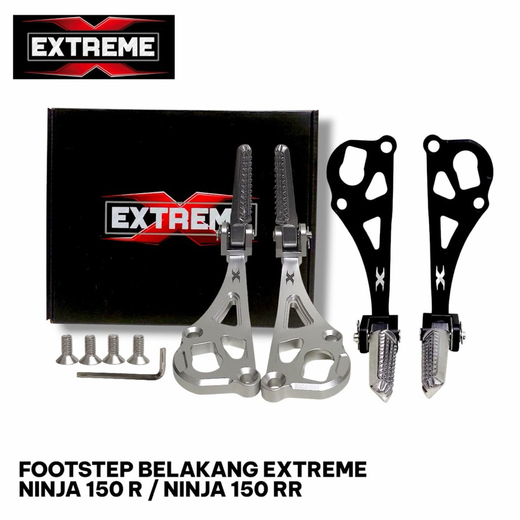 footstep gantung ninja 150 step belakang ninja 150 r rr ss step variasi full cnc original extreme