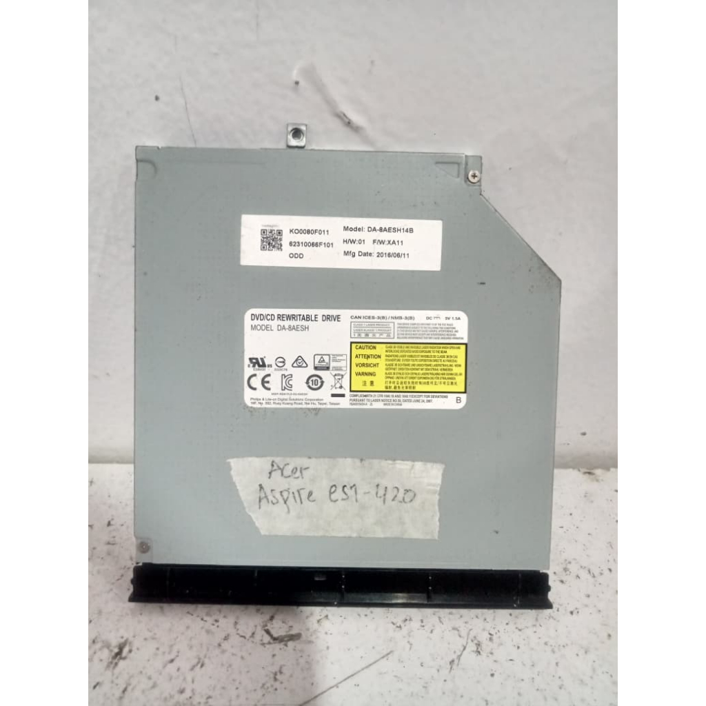 CD DVD DRIVE LAPTOP ACER ASPIRE ES7-420  MODEL DA-8AESH14B - ercomp1