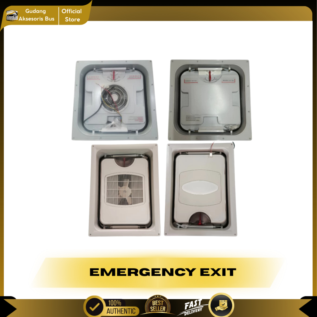Emergency Exit Bus / Emergency Exit Plafon kipas LED / Emergency Laksana