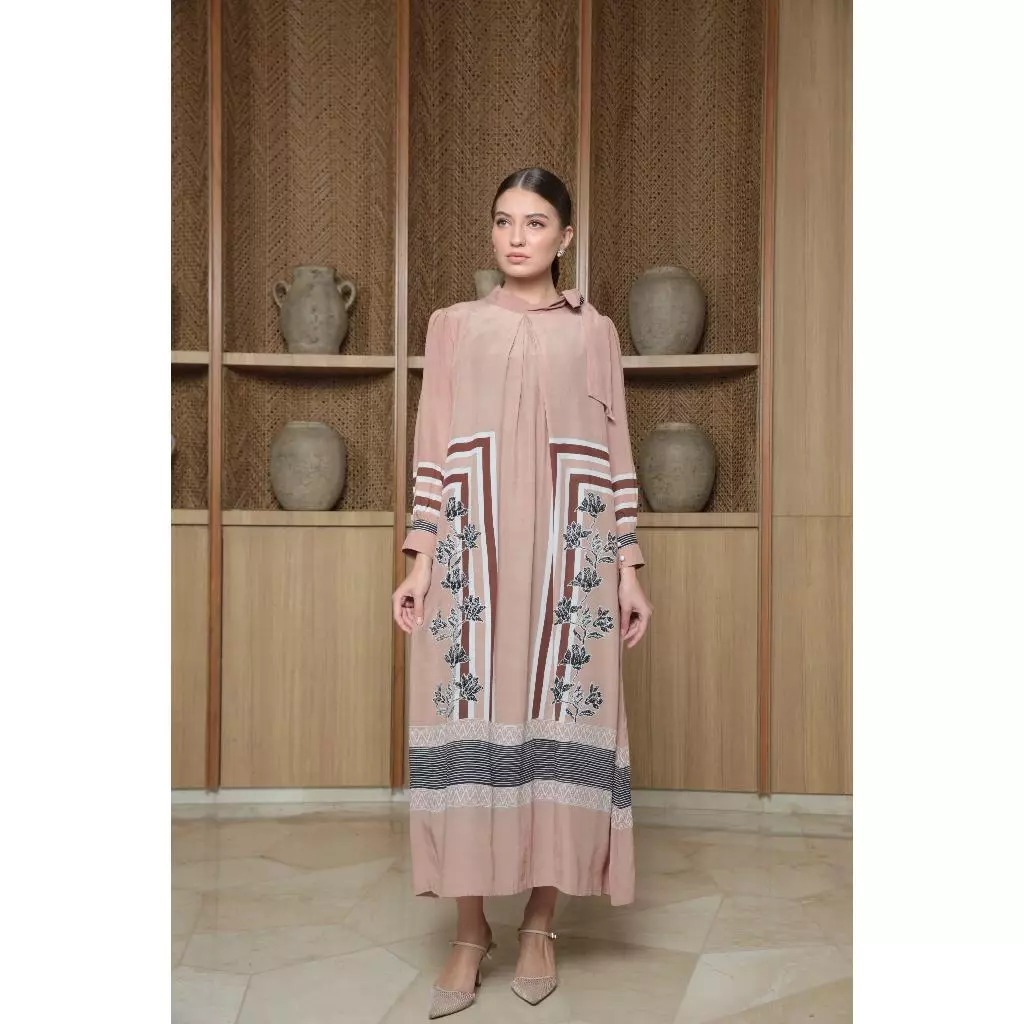 Batik Huza Gamis Batik Dress Batik Gamis Oviyana