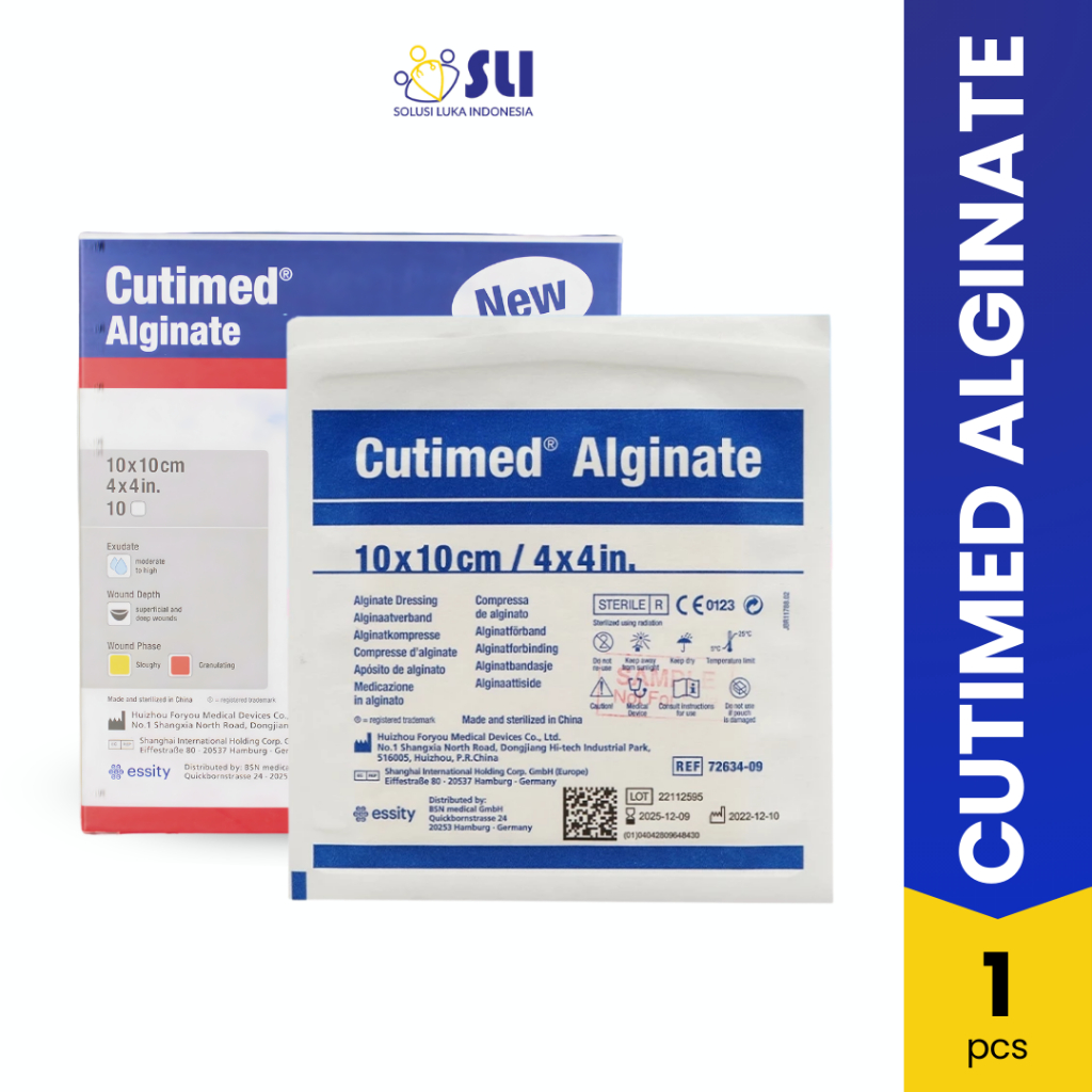 Cutimed Alginate 10 cm x 10 cm - Essity | Balutan Luka Alginate