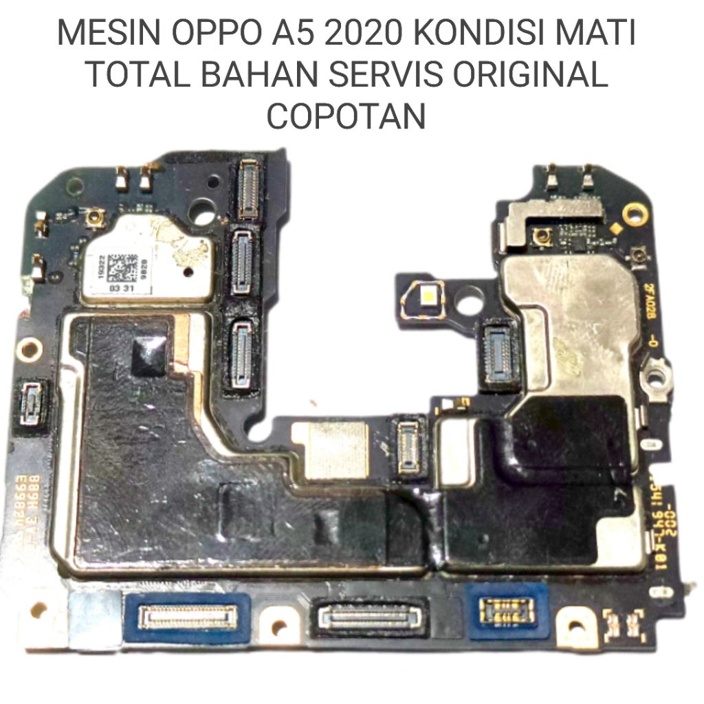 MESIN OPPO A5 2020 KONDISI MATI TOTAL BAHAN SERVIS ORIGINAL COPOTAN