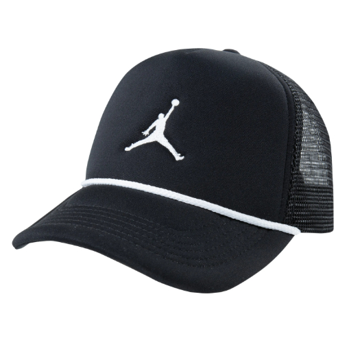topi nike Jordan Jumpman Foam BIG KIDS Trucker Cap Black ORIGINAL BNWT 9A0939-023