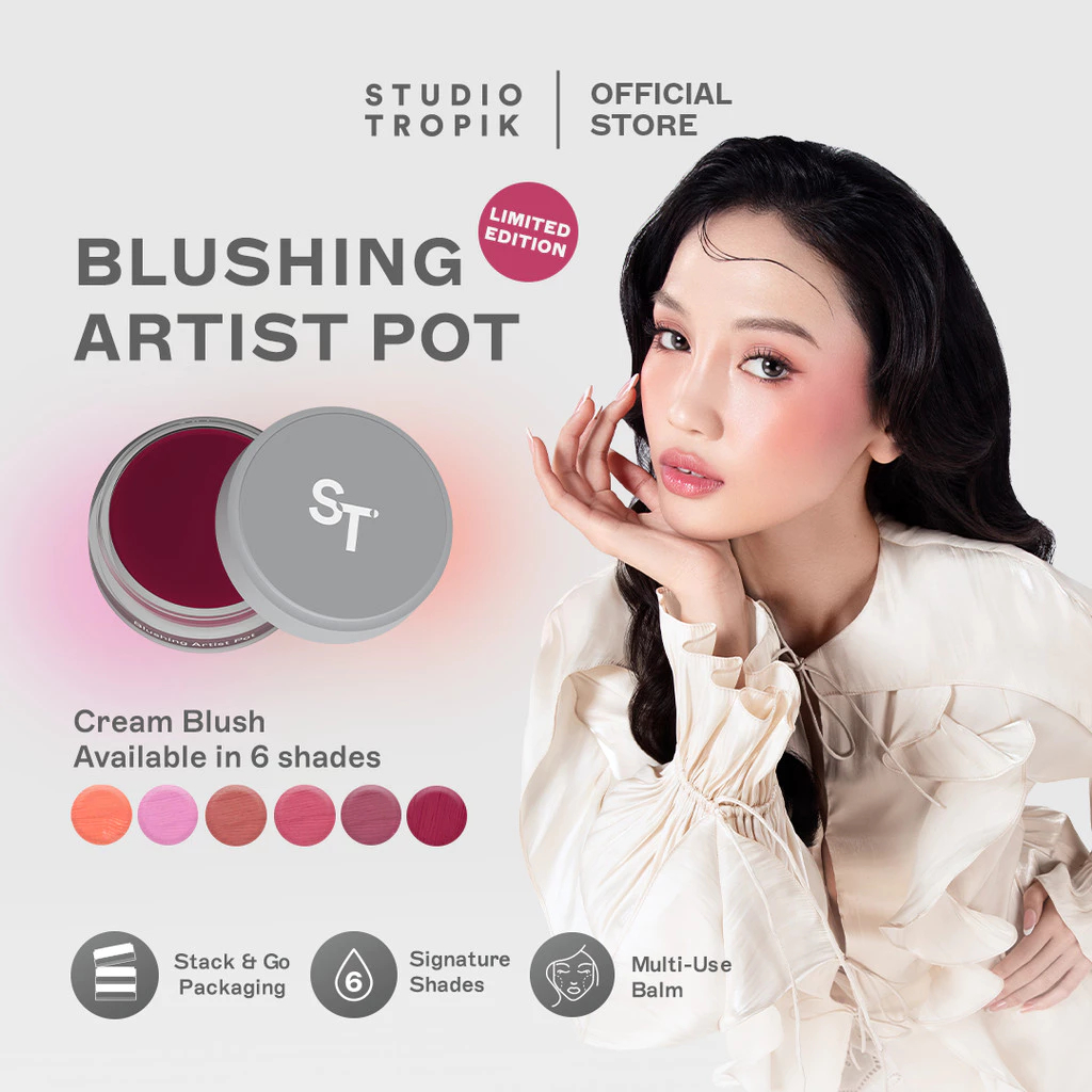 Studio Tropik Blushing Artist Pot Studio Tropik Blush On Studio Tropik Make Up Studio Tropik Makeup 