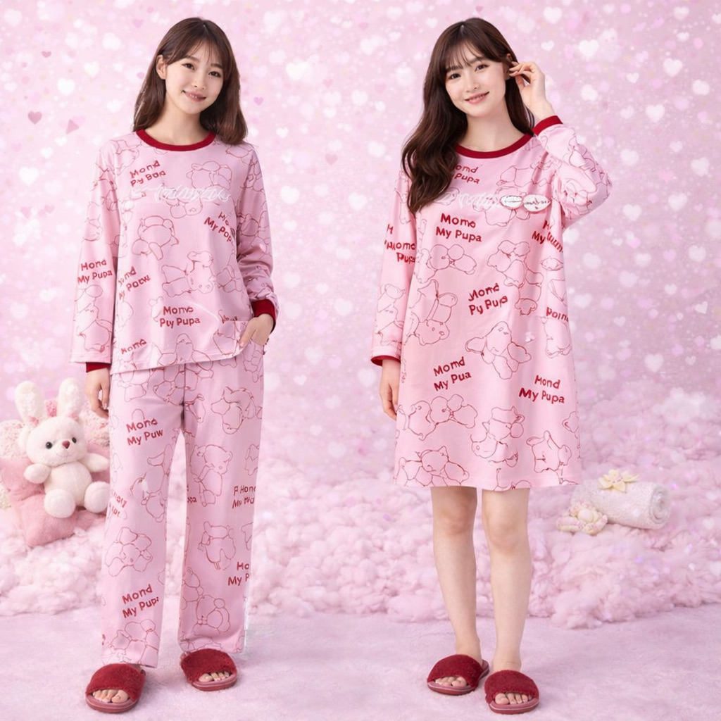 Stelan Baju 3in1 PP lengan panjang celana panjang set baju 3in1