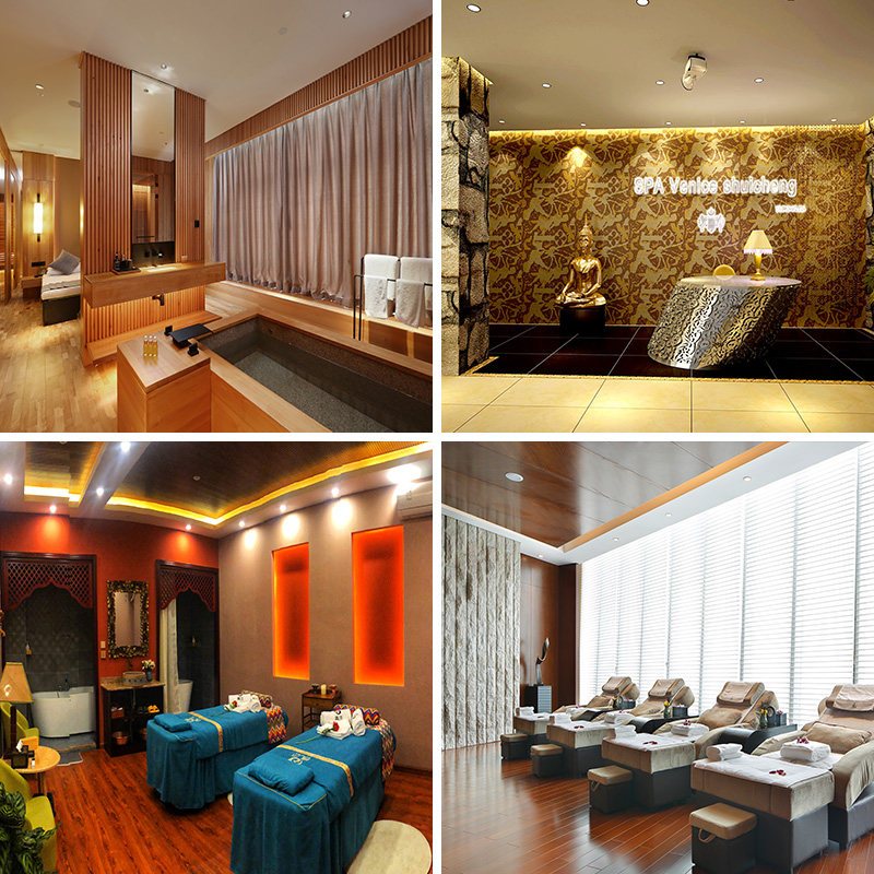 Terapi SPA KlubLangsung latar belakang Kain kaki mandi santai Thai kecantikan ruang hidup pemandanga