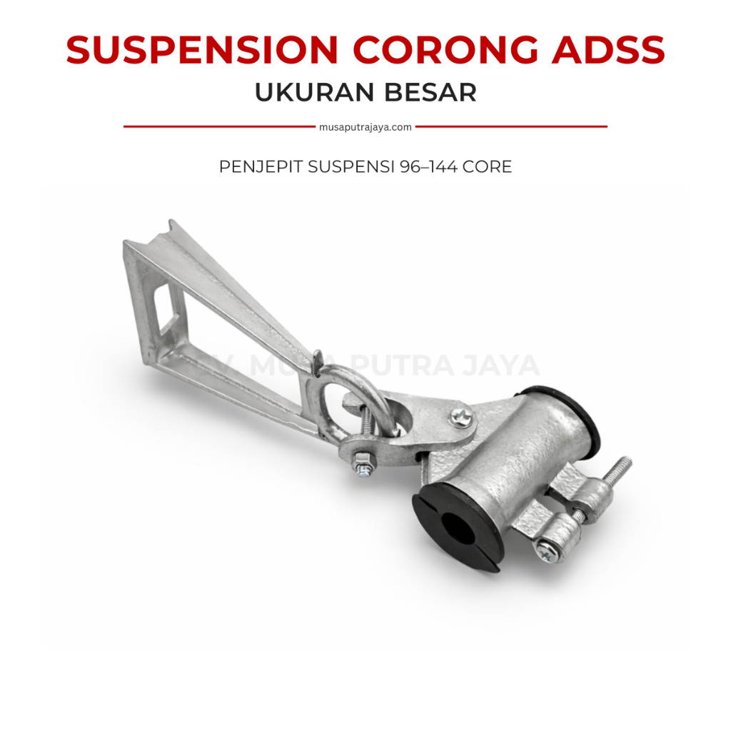 Suspension Corong ADSS Besar Penjepit Suspensi Kabel FO 96–144 Core