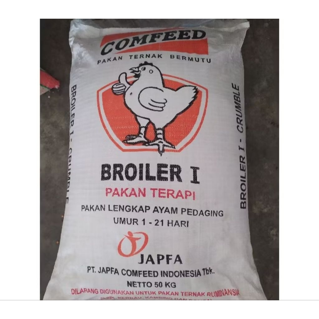 Pakan Ayam BR1 | Pakan Ternak BR1 | Pakan Ayam Pedaging POR PUR 1kg