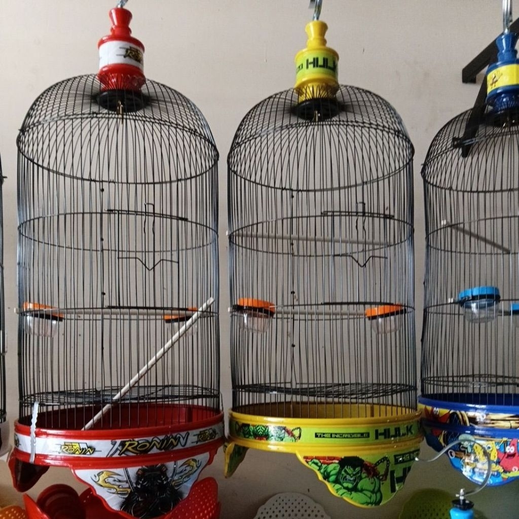 Sangkar Burung Lovebird Tebok PVC decal