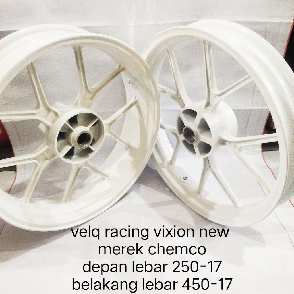 velq vixion new velaq racing vixion velq chemco vixion new