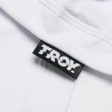 Troy Company Wangky Polo Shirt White Black Acedia - Kaos Polo Wangki Pria Putih Hitam WKD 2898
