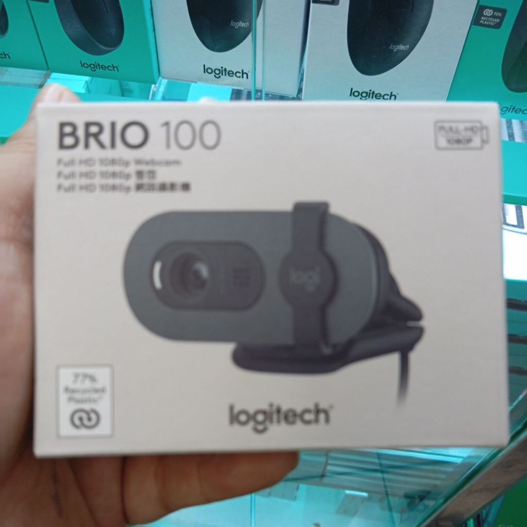 Webcam logitech brio 100 full hd 1080p