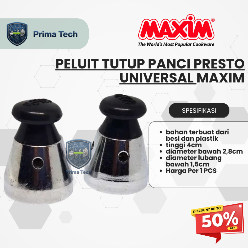 PELUIT UAP TUTUP PANCI PRESTO UNIVERSAL MAXIM