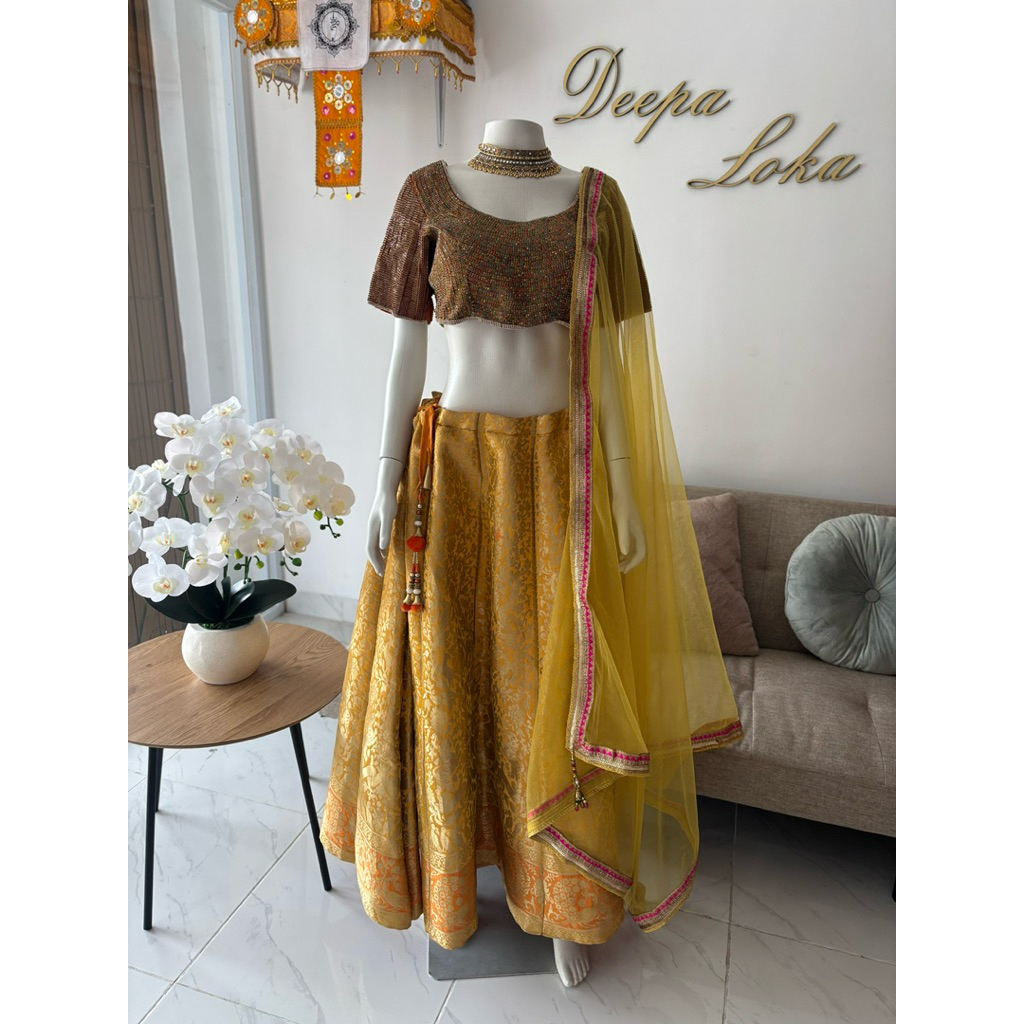 PL | LEHENGA INDIA | ROK INDIA | LEHENGA CHOLI DUPATTA