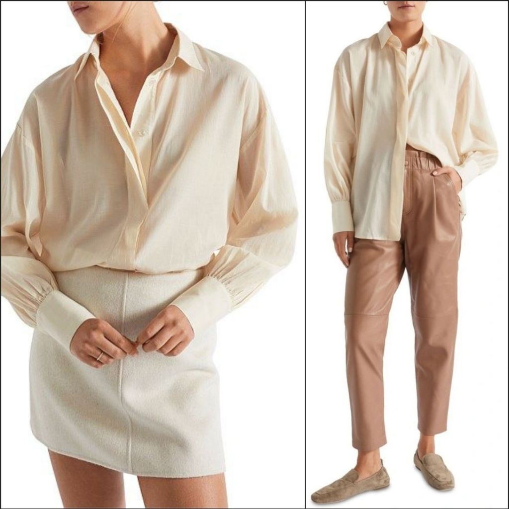SEED HERITAGE sheer shirt kemeja