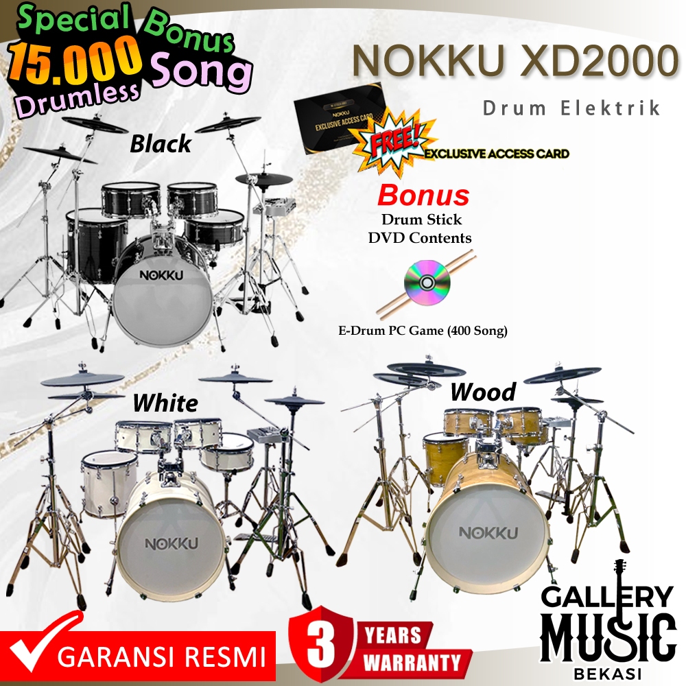 NOKKU XD2000 Drum Elektrik / XD-2000 / NK-2000 / XD 2000/ X D2000 Electric Drum / NK2000