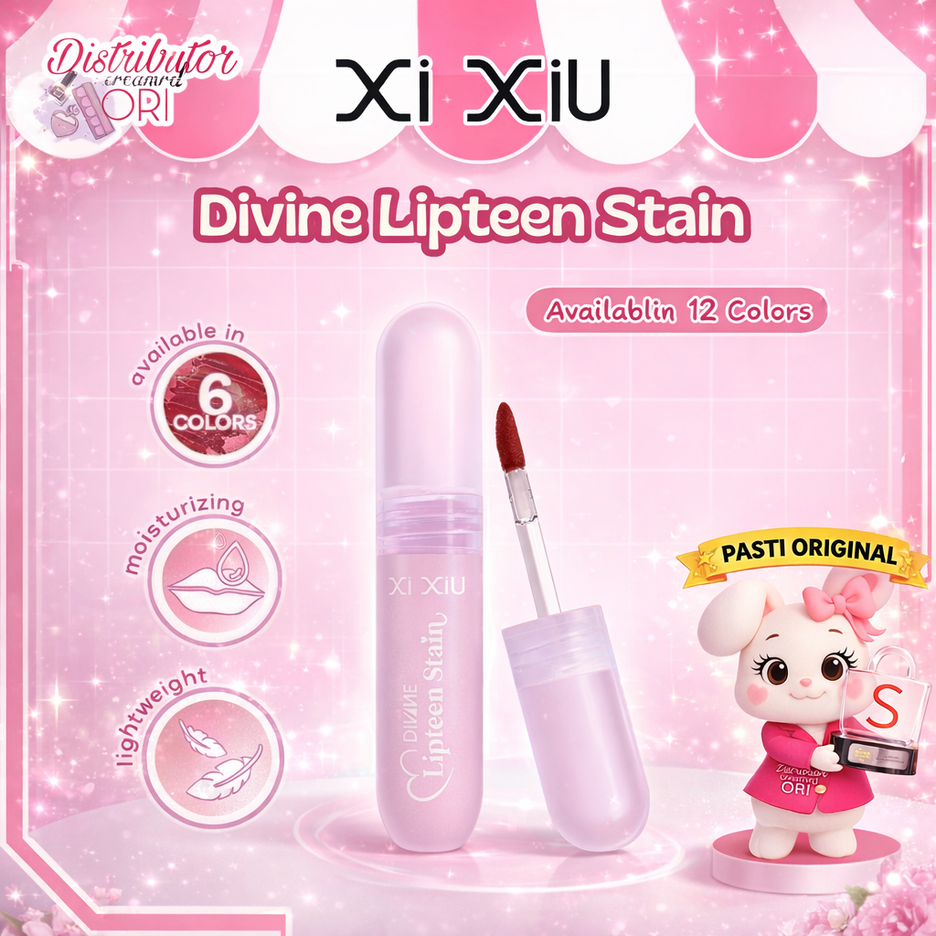 XI XIU DIVINE LIPTEEN STAIN | XIXIU LIP TEEN | LIPTINT | BPOM