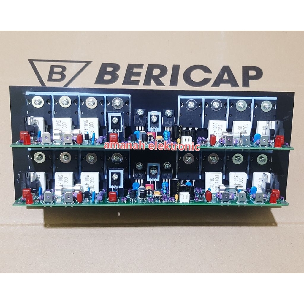 power Class H 2set final dual chanel/stereo.heatsink fulset original