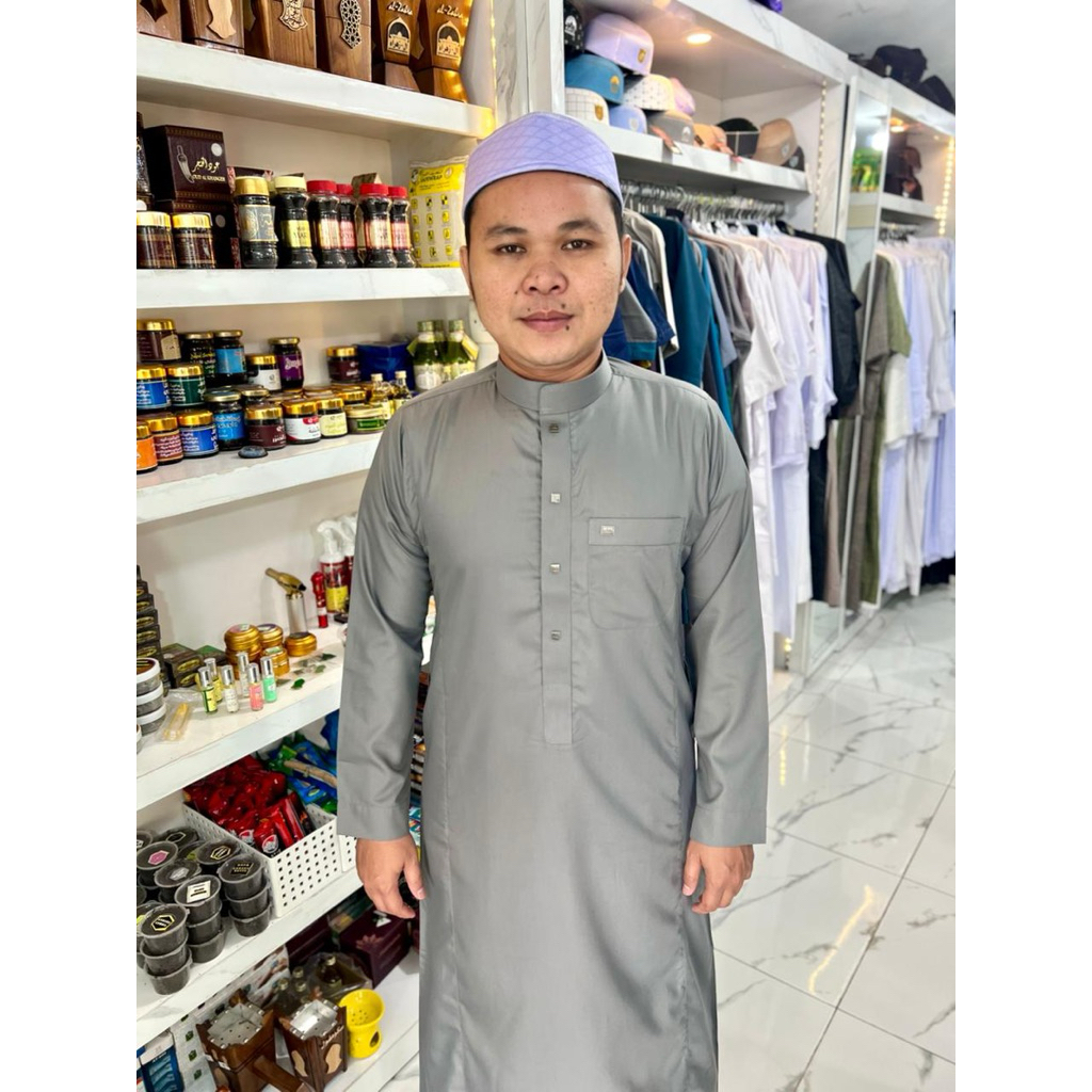 gamis al zahra lengan panjang