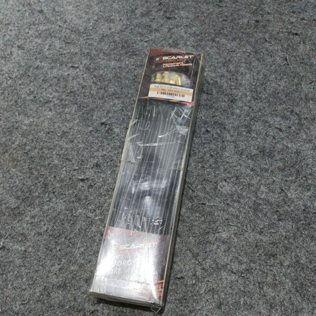 Ruji jari² klx  ring 17 hitam doff nepel gold scarlet