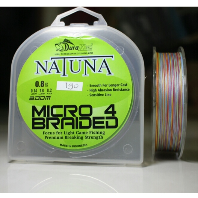 Senar PE Duraking NATUNA 0.6 0.8 150m 300m - Tali Pancing - Mancing