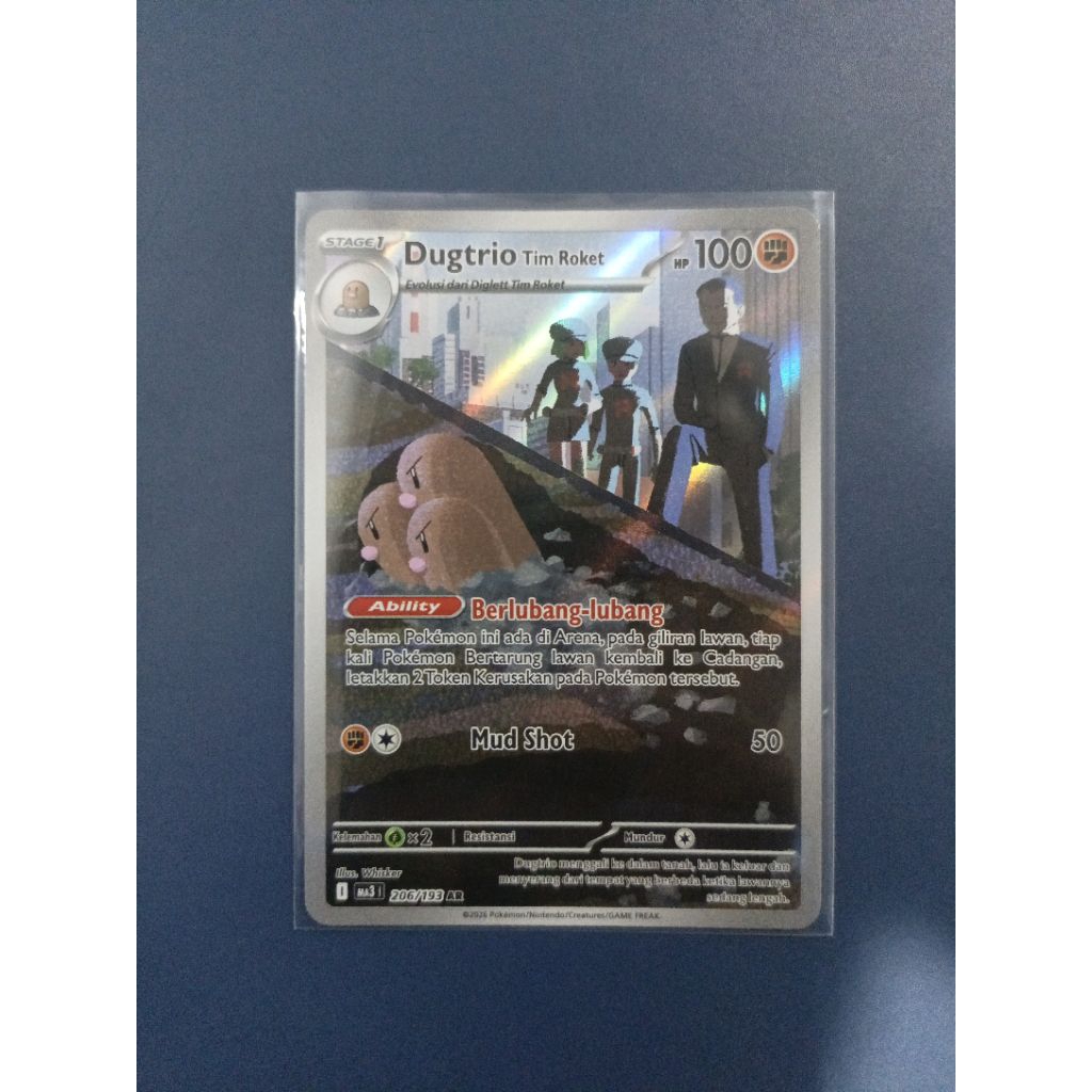 Pokémon Dugtrio Tim Roket AR (206/193)