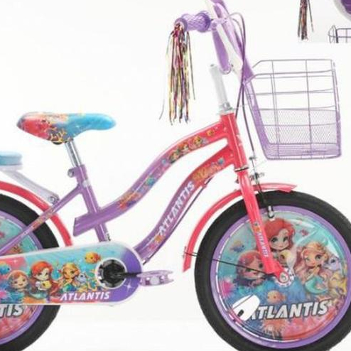 SEPEDA ANAK MINI 16 ATLANTIS BELL BAN POMPA SEPEDA ANAK CEWE