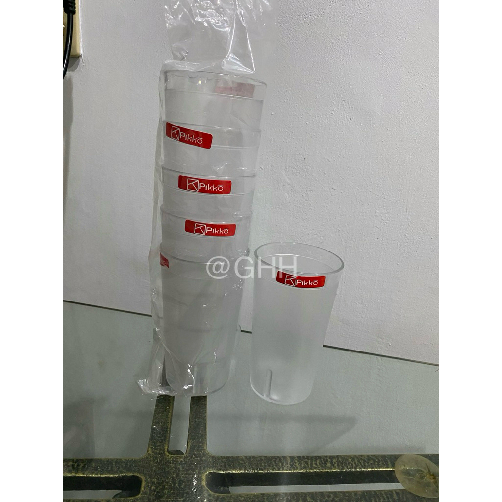Gelas bening amara akrilik 350 ml